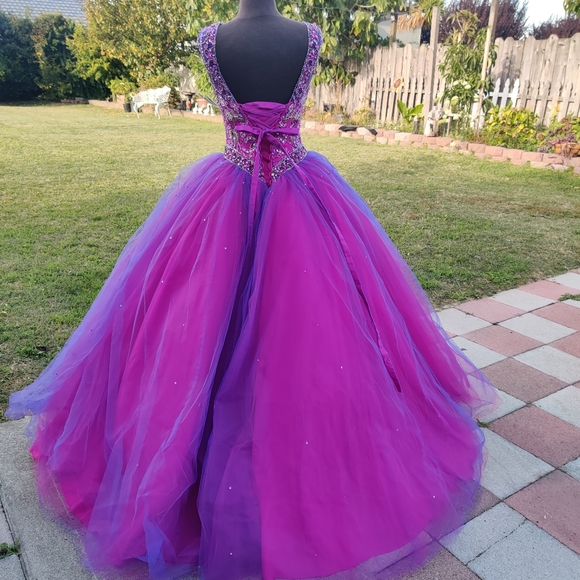 Morí Lee Quinceañera Gown 4 - Picture 4 of 16